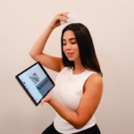 ASL200- hair scalp skin analyzer ON HEAD